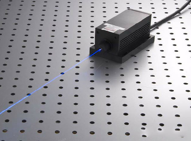 473nm 300mW Blue DPSS Laser Diode Pumped Solid State Laser with Power Supply - Click Image to Close